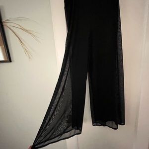 Tadashi collection, black opera pants size medium
